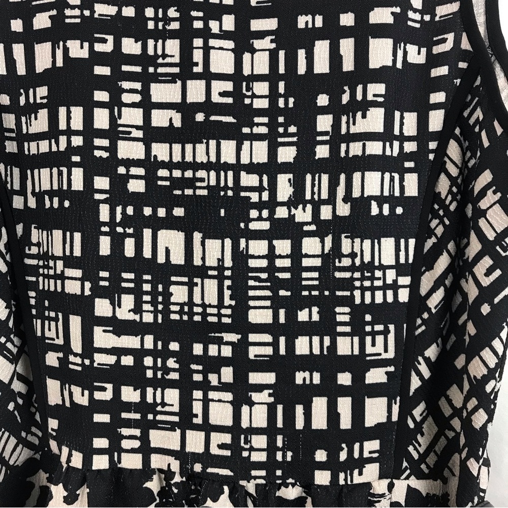 Gabby Skye Tan/Black Mixed Print Dress - Picture 13 of 16